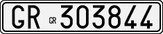 License plate of Italy, Cars (1927 year series)