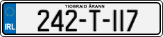 License plate of Ireland, Regular plates