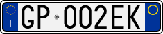 License plate of Italy, Cars (1994 year series)