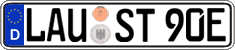 German license plate, Electric vehicles