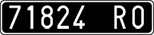 License plate of Italy, Cars (1927 year series)