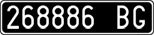 License plate of Italy, Cars (1927 year series)