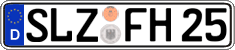 German license plate, Regular plates