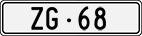 License plate of Switzerland, Cars
