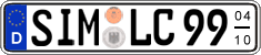 German license plate, Seasonal plates