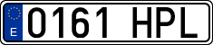 License plates of Spain, Ordinary (2000)