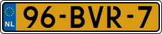 License plate of the Netherlands, Heavy Commercial Vehicles (1994 system)
