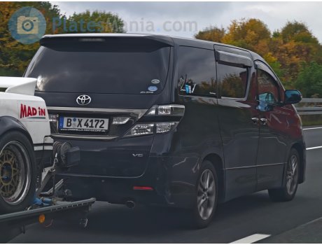 B X 4172, Toyota Vellfire