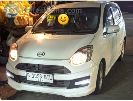 B 1058 BIL, Daihatsu Ayla