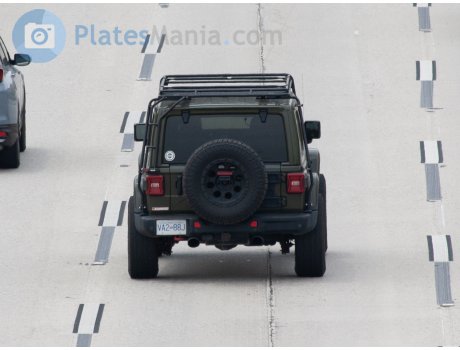 VA2-88J, Jeep Wrangler