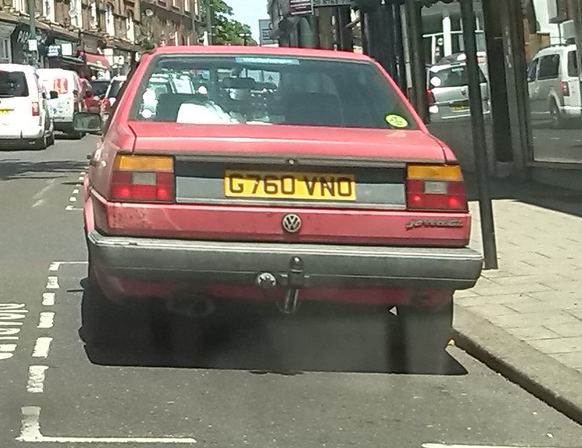 G760VNO, Volkswagen Jetta 2nd gen 4-door Sedan (1G), 1984–1992 (­–1997 for CN-market)