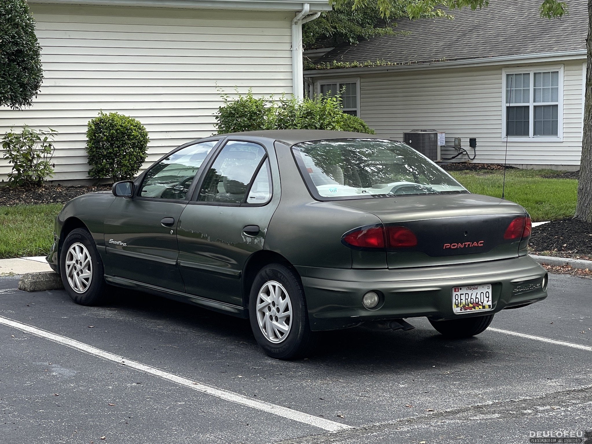 8FR6609, Pontiac Sunfire 1st gen, 1st facelift, Sedan, 2000-2002