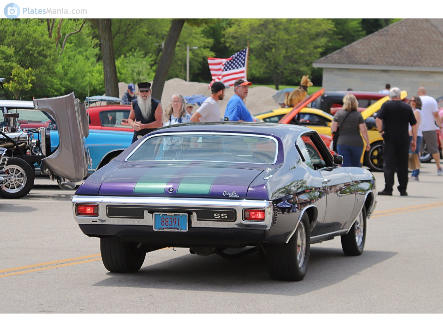 88391, Chevrolet Chevelle 2nd gen 1970 2-door Hardtop (27/37; A-body), 2nd facelift, 1969–1970