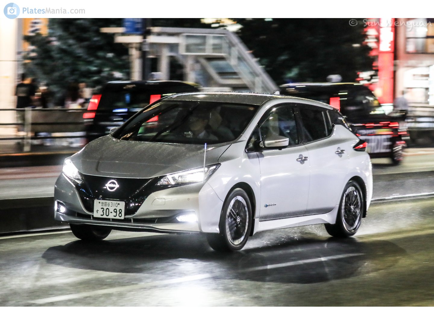 世田谷 310 す 3098, Nissan Leaf 2nd gen (ZE1), 2017–