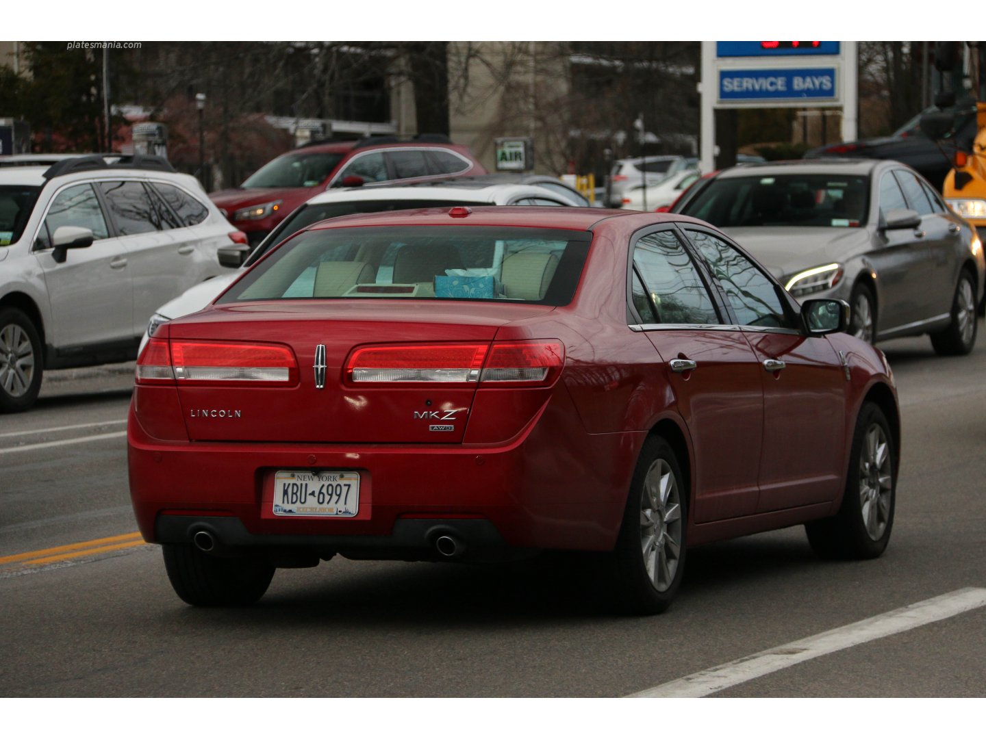 KBU-6997, Lincoln MKZ 1st gen (CD378), facelift, 2009–2012