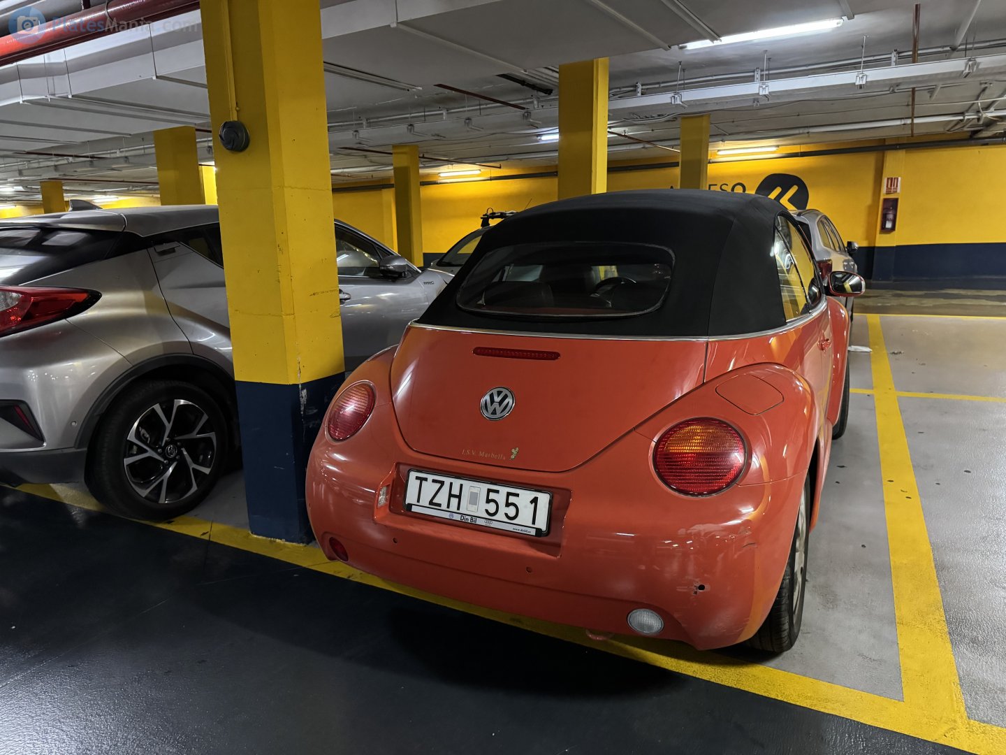 TZH 551, Volkswagen Beetle 2nd gen (New Beetle) Cabrio (1Y), 2000–2005