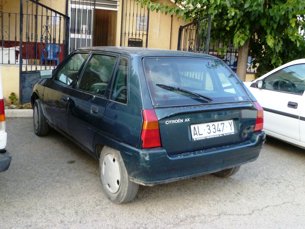 AL 3347 Y, Citroёn AX 1st gen 5-door Hatch (S9), 1987–1998