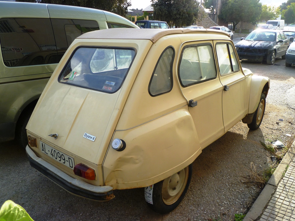 AL 4099 D, Citroёn Dyane 1st gen, 1967–1983