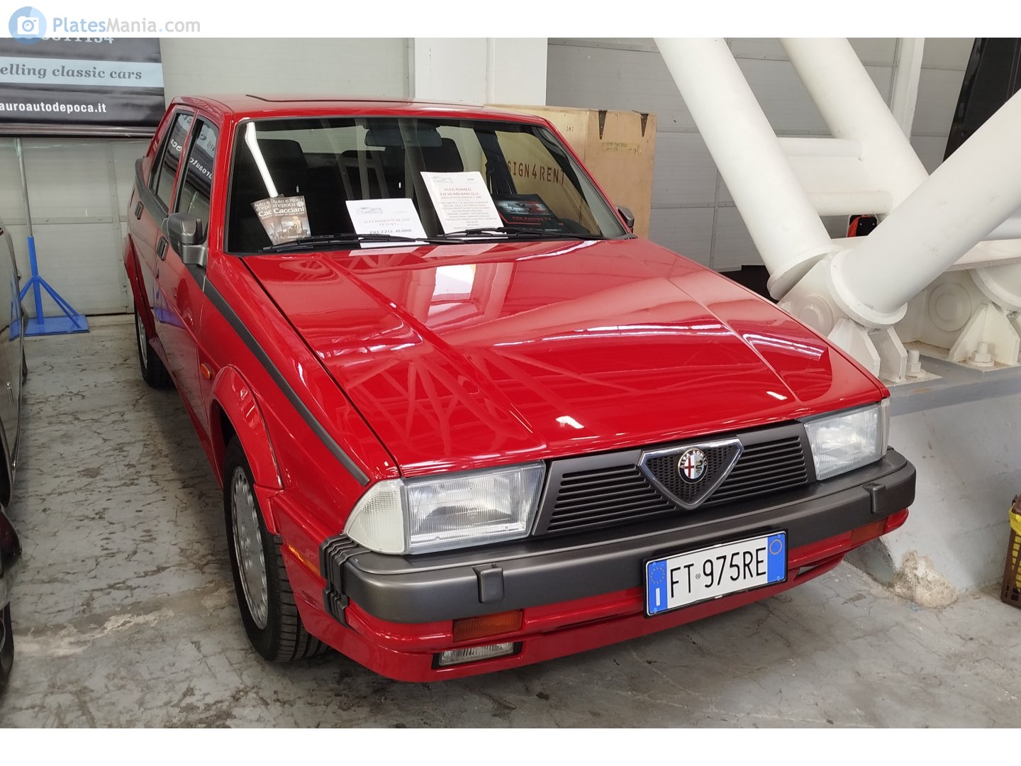 FT 975 RE, Alfa Romeo 75 1st gen (162B), 1985–1992