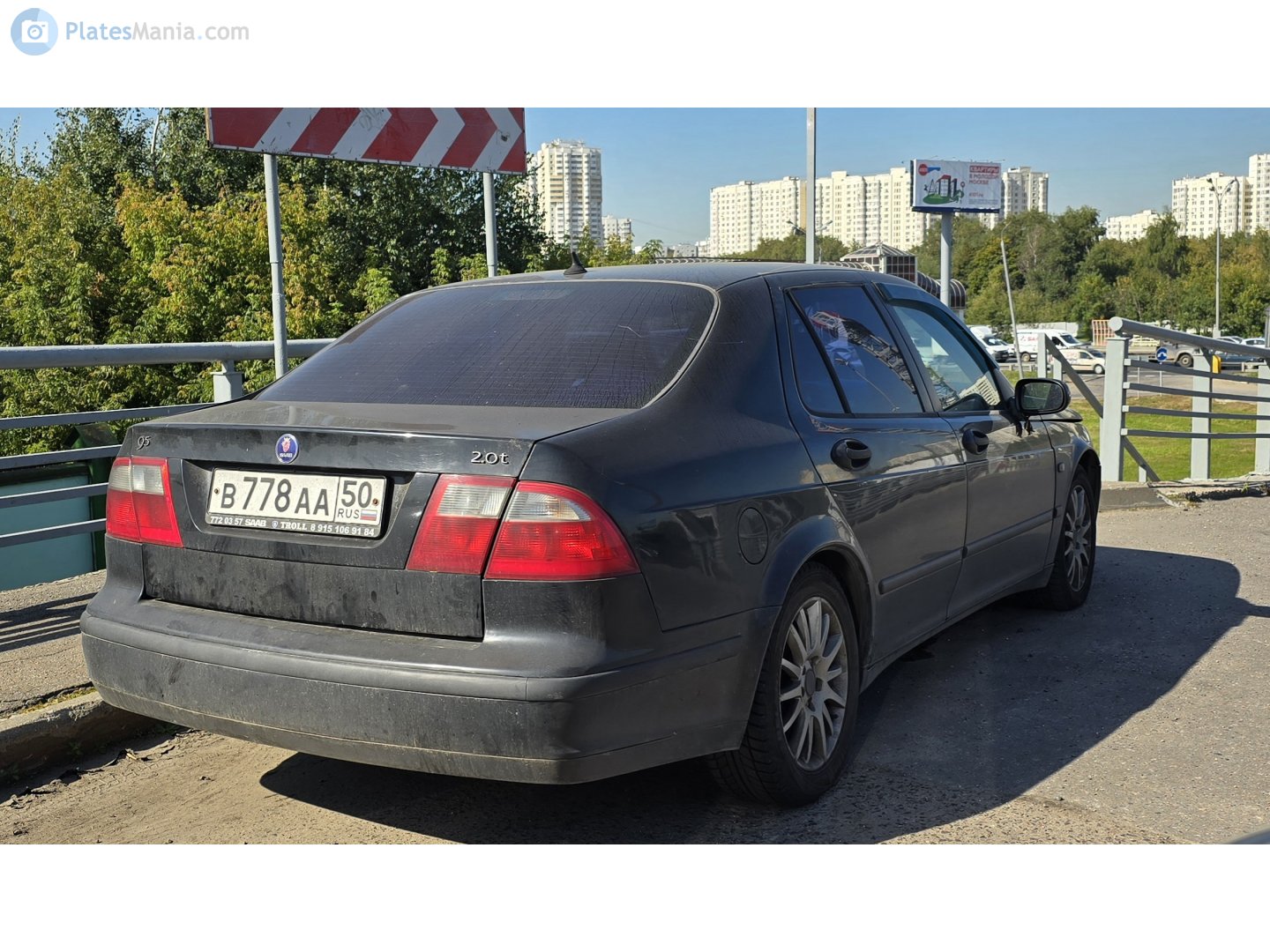 в 778 аа 50, SAAB 9-5 1st gen Sedan (YS3E), 1st facelift, 2002–2005