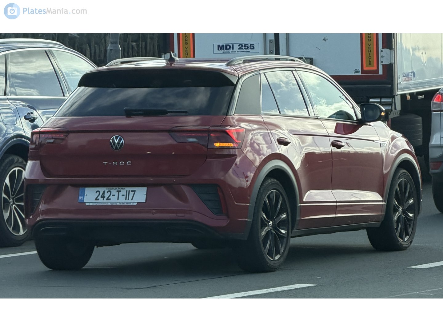 242-T-117, Volkswagen T-Roc 1st gen SUV (A11), facelift, 2022–