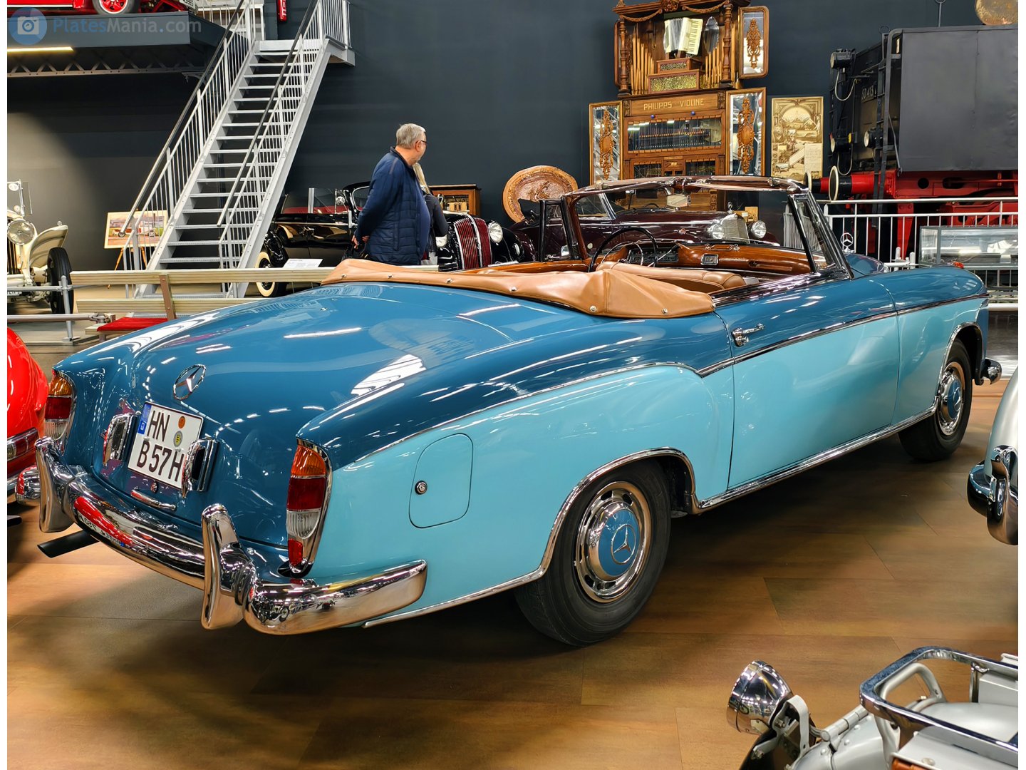 HN B 57 H, Mercedes-Benz Type 219/220 220S Cabriolet (W180 II), 1956–1959