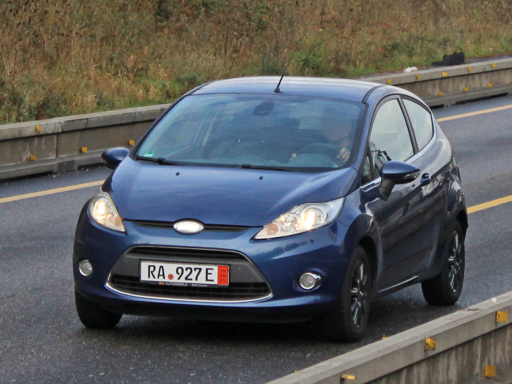 RA 927 E, Ford Fiesta 6th gen 3-door Hatch (B299; JA8), 2008–2013