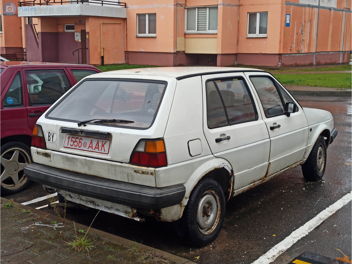 1556 AAK, Volkswagen Golf 2nd gen 5-door Hatch (19/1G), 1983–1992