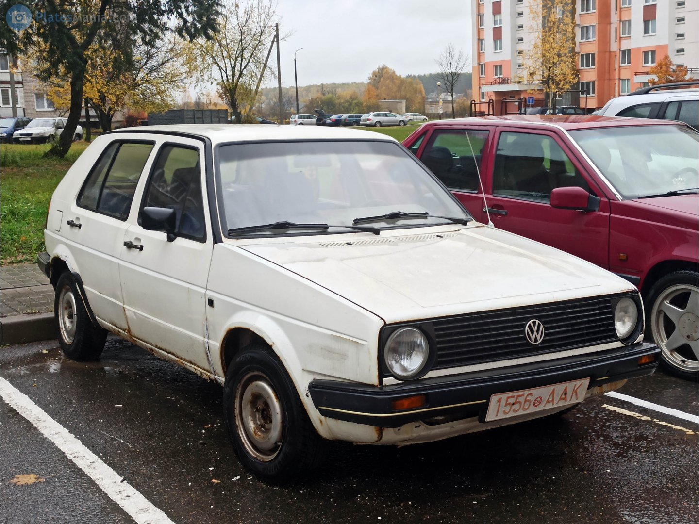 1556 AAK, Volkswagen Golf 2nd gen 5-door Hatch (19/1G), 1983–1992