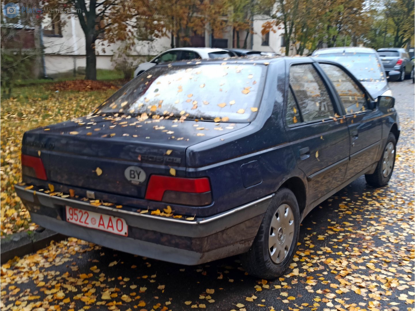 9522 AAO, Peugeot 405 1st gen Sedan (D6/D7), 1987–1996 (2019– for AZ-market)