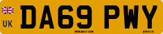 License plate of the United Kingdom, 2001 year system