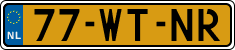 License plate of the Netherlands, Trailers