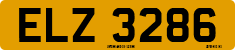 License plate of the United Kingdom, Northern Ireland (1966)