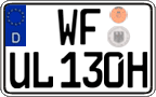 German license plate, Plates for oldtimers (type 
