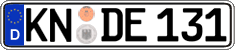German license plate, Regular plates
