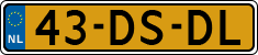 License plate of the Netherlands, Cars