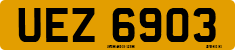 License plate of the United Kingdom, Northern Ireland (1966)