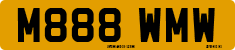 License plate of the United Kingdom, 1983 year system