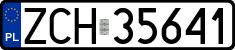 License plates of Poland, Regular car plates