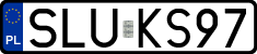 License plates of Poland, Regular car plates