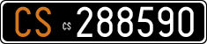 License plate of Italy, Cars (1927 year series)