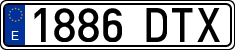 License plates of Spain, Ordinary (2000)