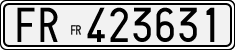 License plate of Italy, Cars (1927 year series)