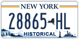 New York, Specialty plates (12345-AB)