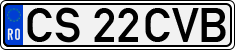 License plate of Romania, Regular plates