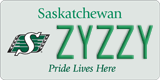 Saskatchewan, Vanity Plates