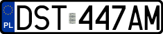 License plates of Poland, Regular car plates