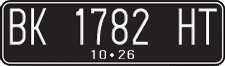 License plate of Indonesia, Regular plates