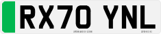 License plate of the United Kingdom, 2001 year system