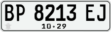 License plate of Indonesia, Regular plates